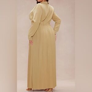 🔥Elegant Tan Maxi Dress